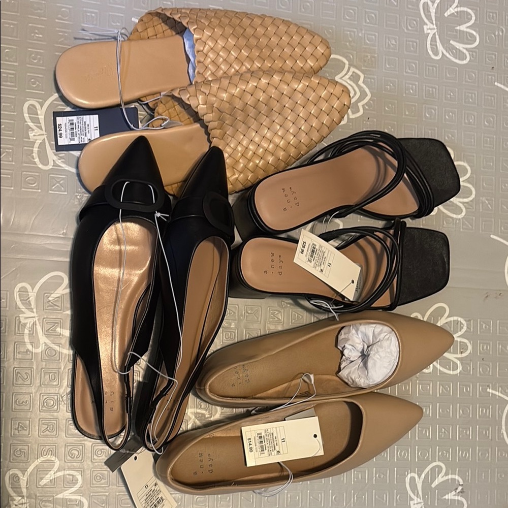 A NEW DAY Shoe Bundle Size 11